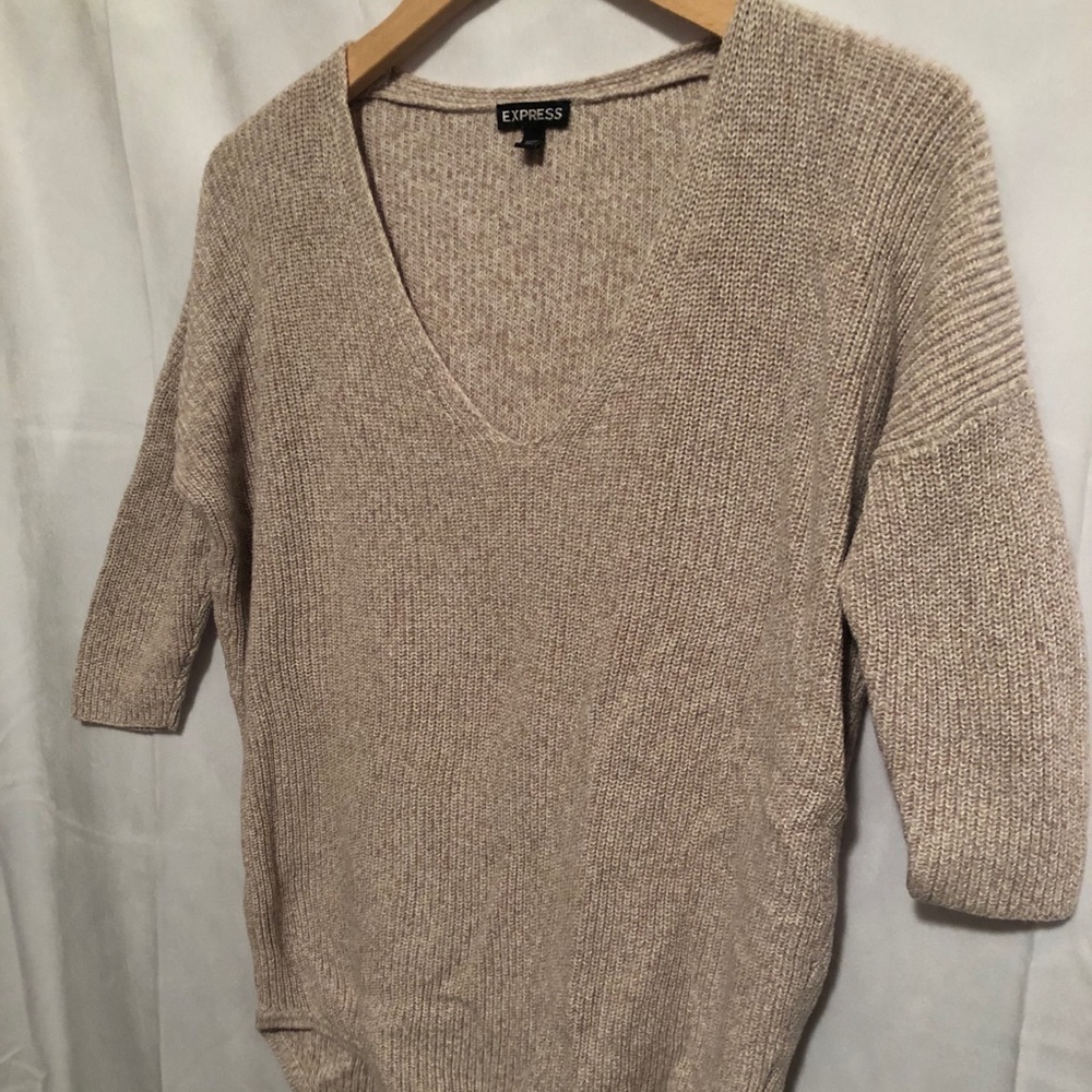 Express tan/brown sweater